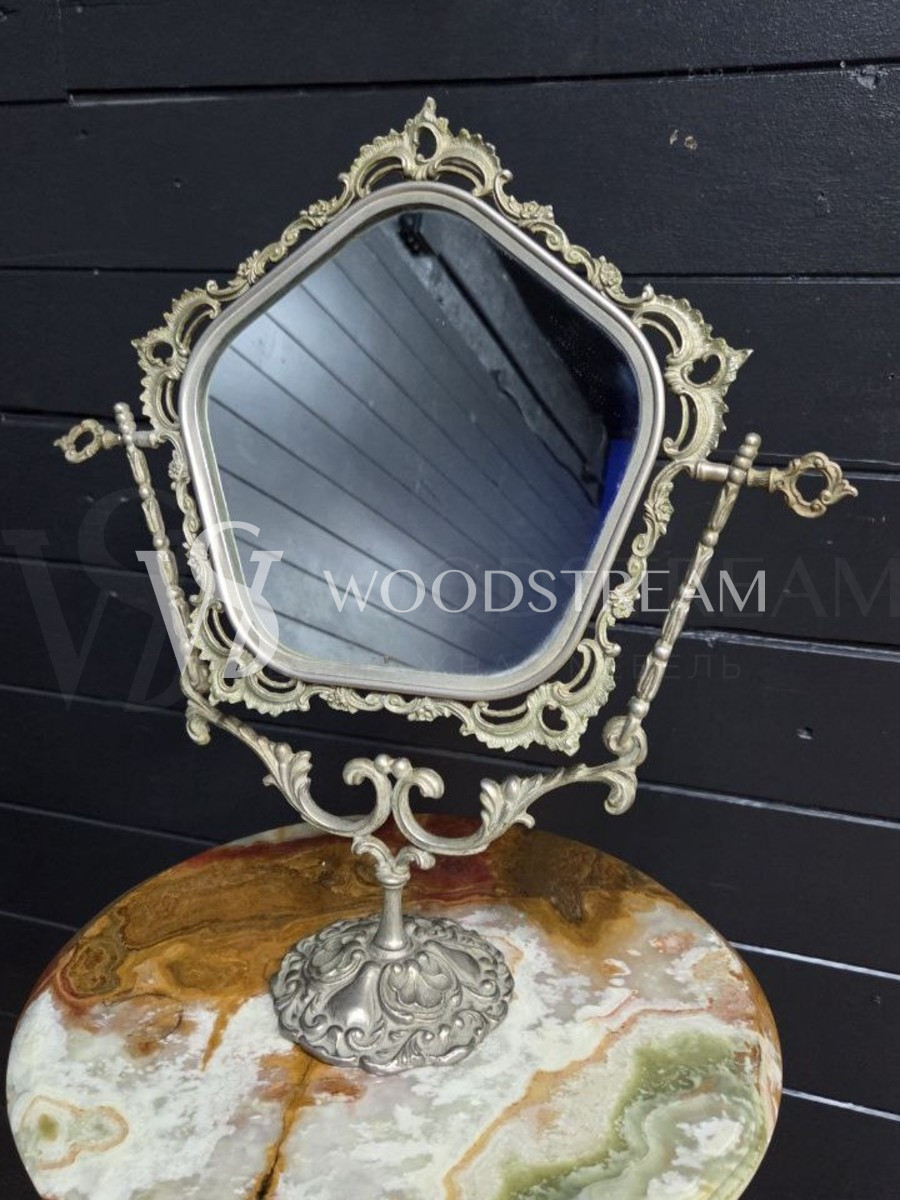 Зеркало псише настольное будуарное в стиле Людовика XV