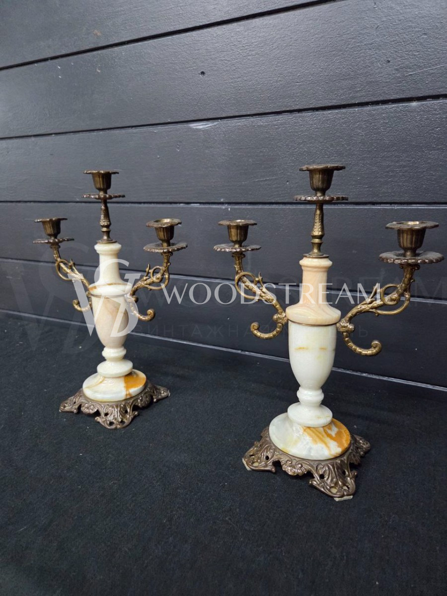 Подсвечник винтажный 2 штуки