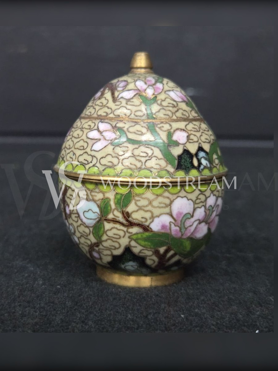 Декоративный элемент/Шкатулка/Яйцо Клуазоне