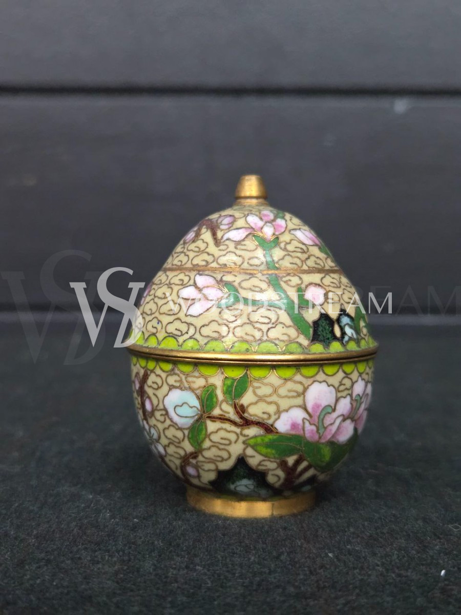 Декоративный элемент/Шкатулка/Яйцо Клуазоне