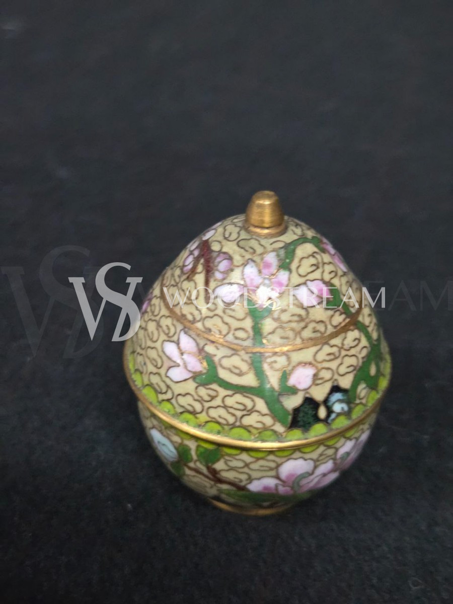 Декоративный элемент/Шкатулка/Яйцо Клуазоне