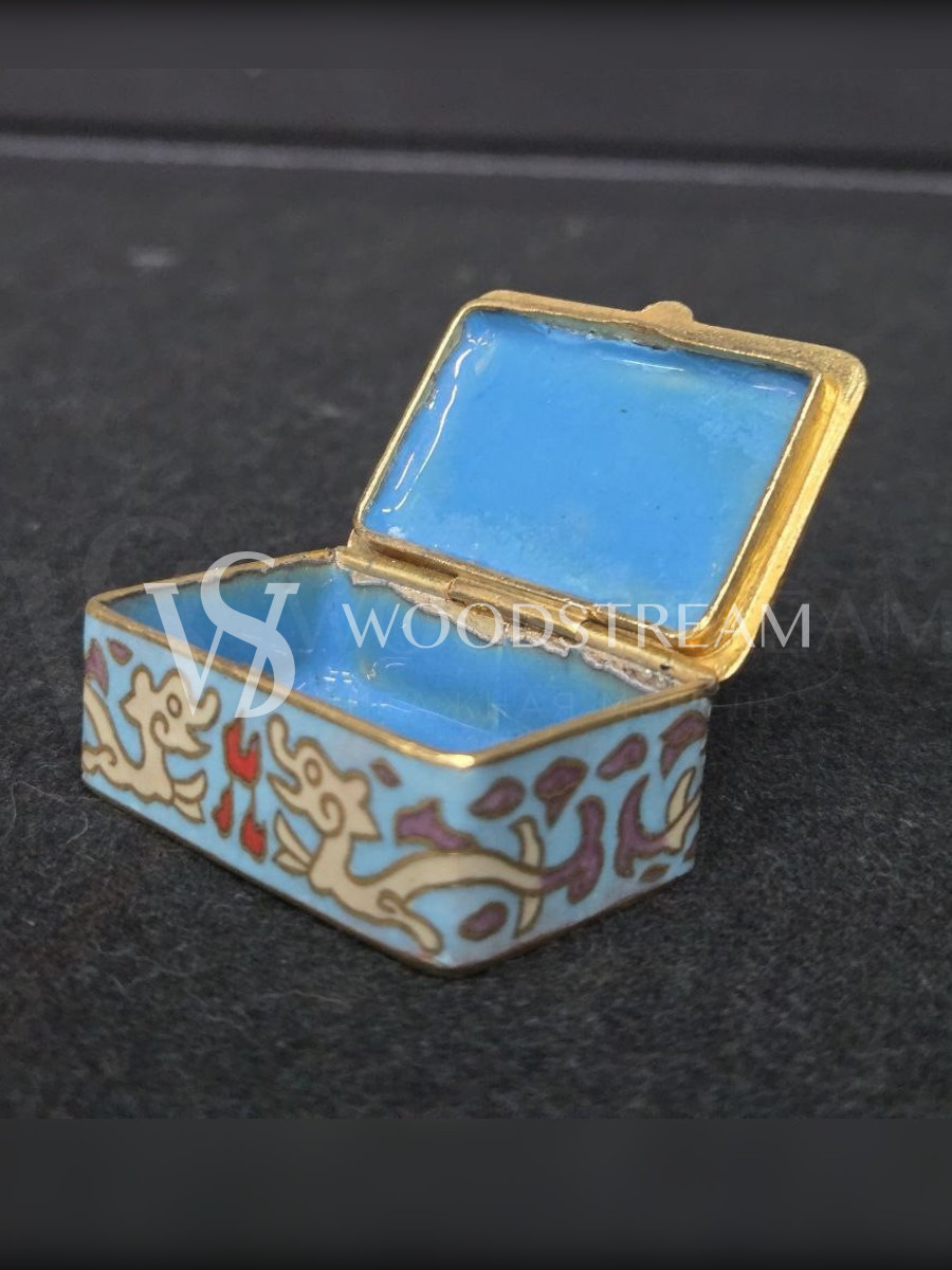 Шкатулка/Таблетница Клуазоне