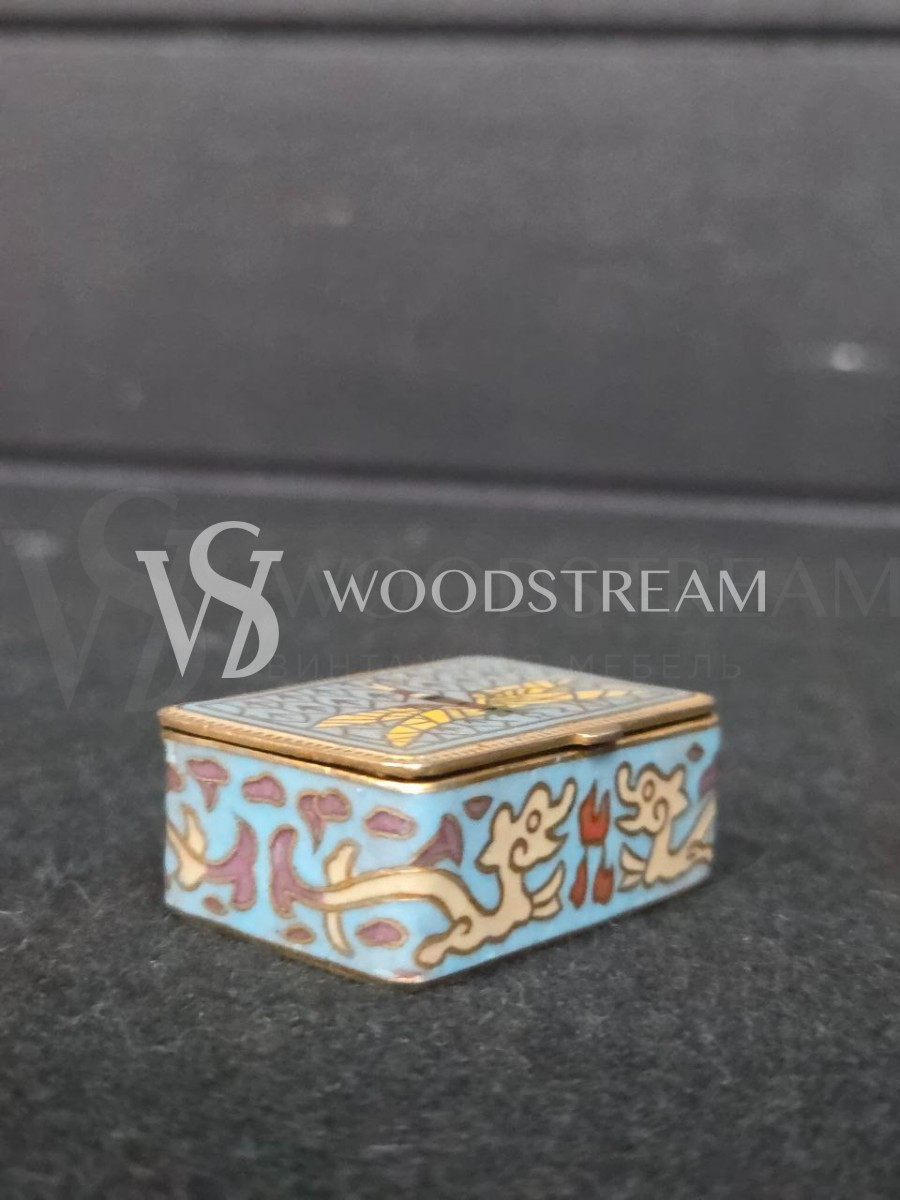 Шкатулка/Таблетница Клуазоне