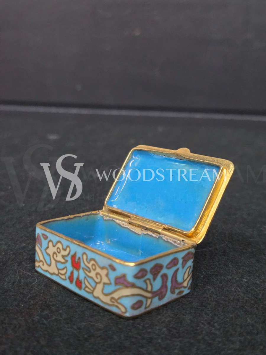 Шкатулка/Таблетница Клуазоне