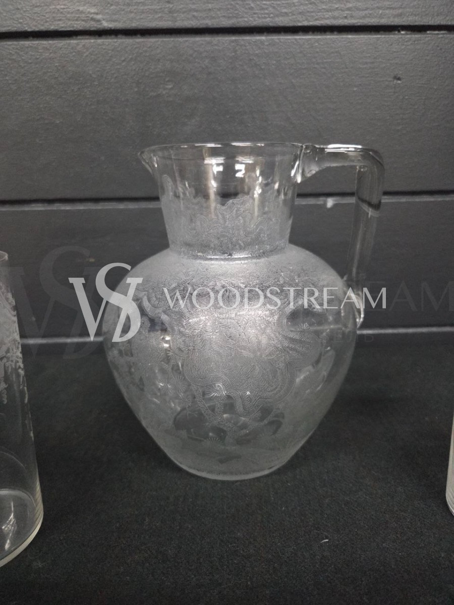 Набор: Кувшин и Стакан 2 штуки винтажный