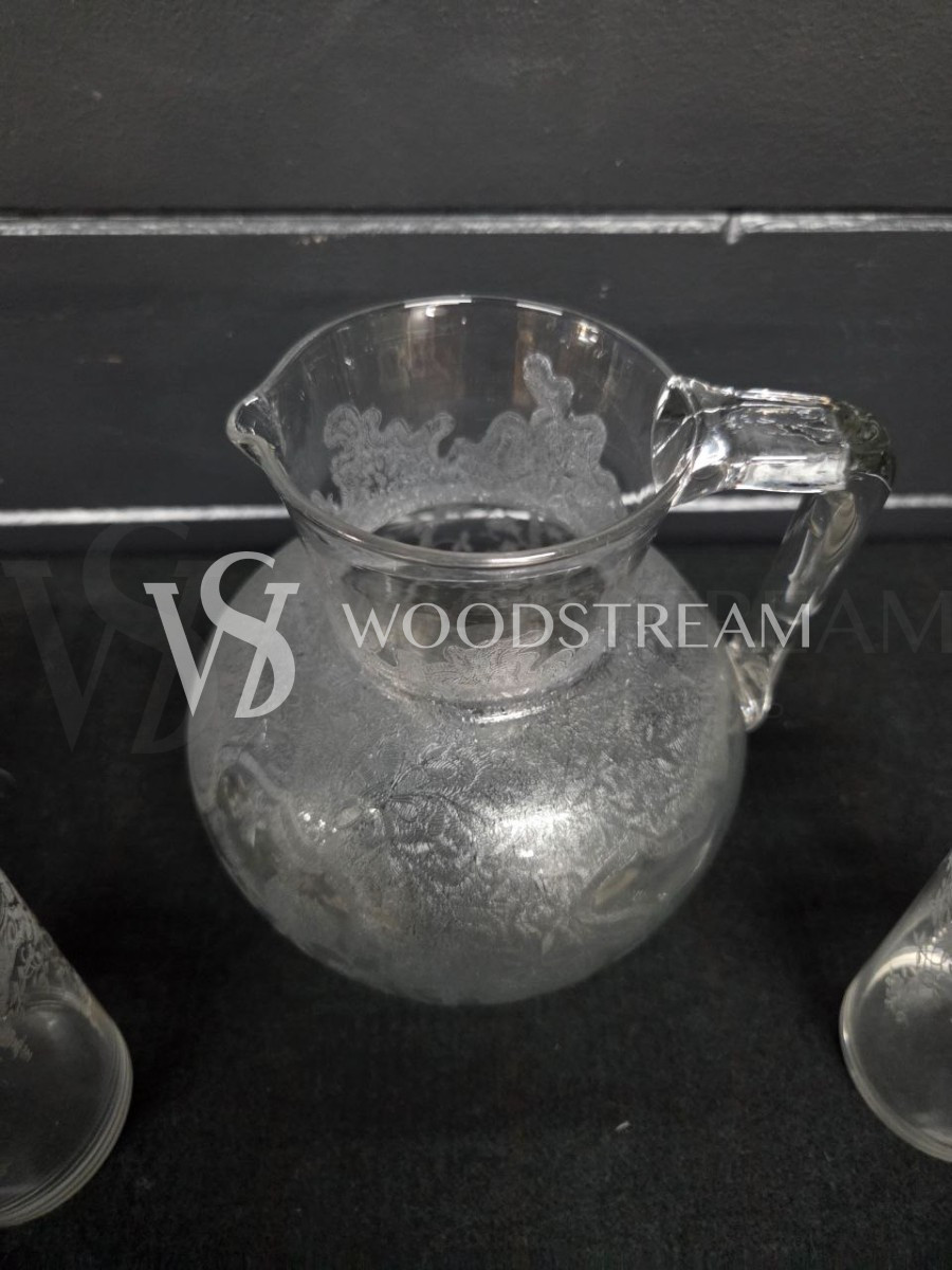 Набор: Кувшин и Стакан 2 штуки винтажный