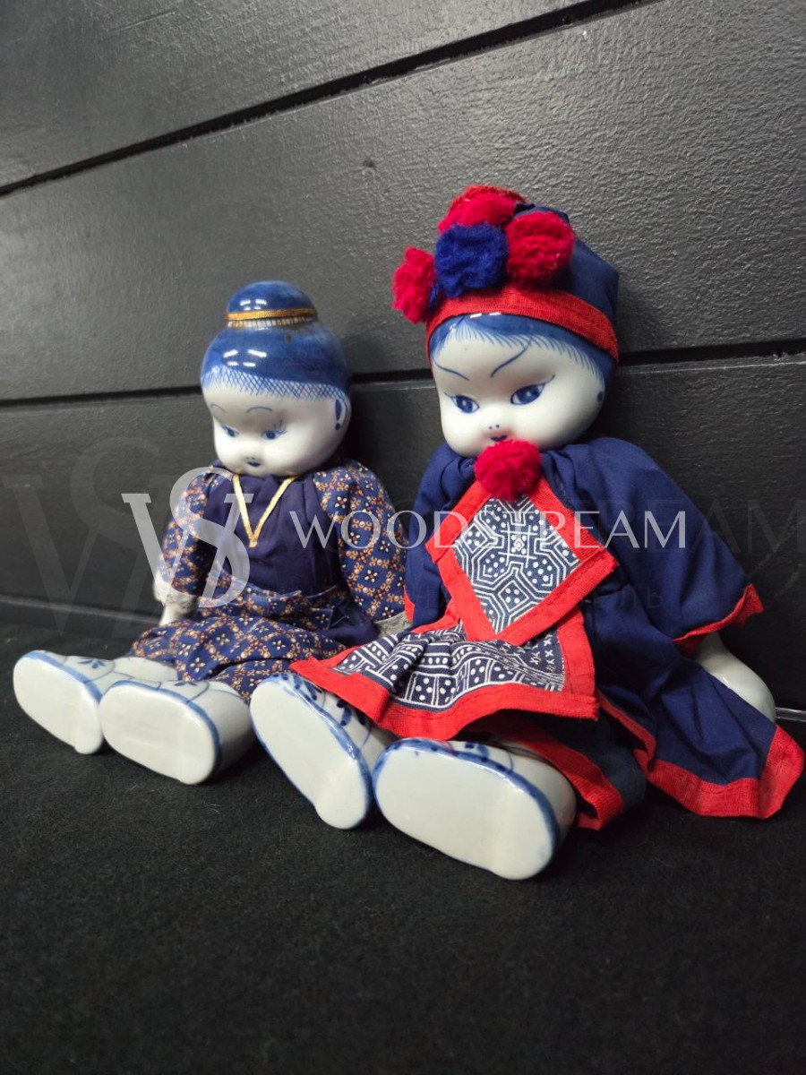 Кукла в восточном стиле 2 штуки Мальчик и Девочка