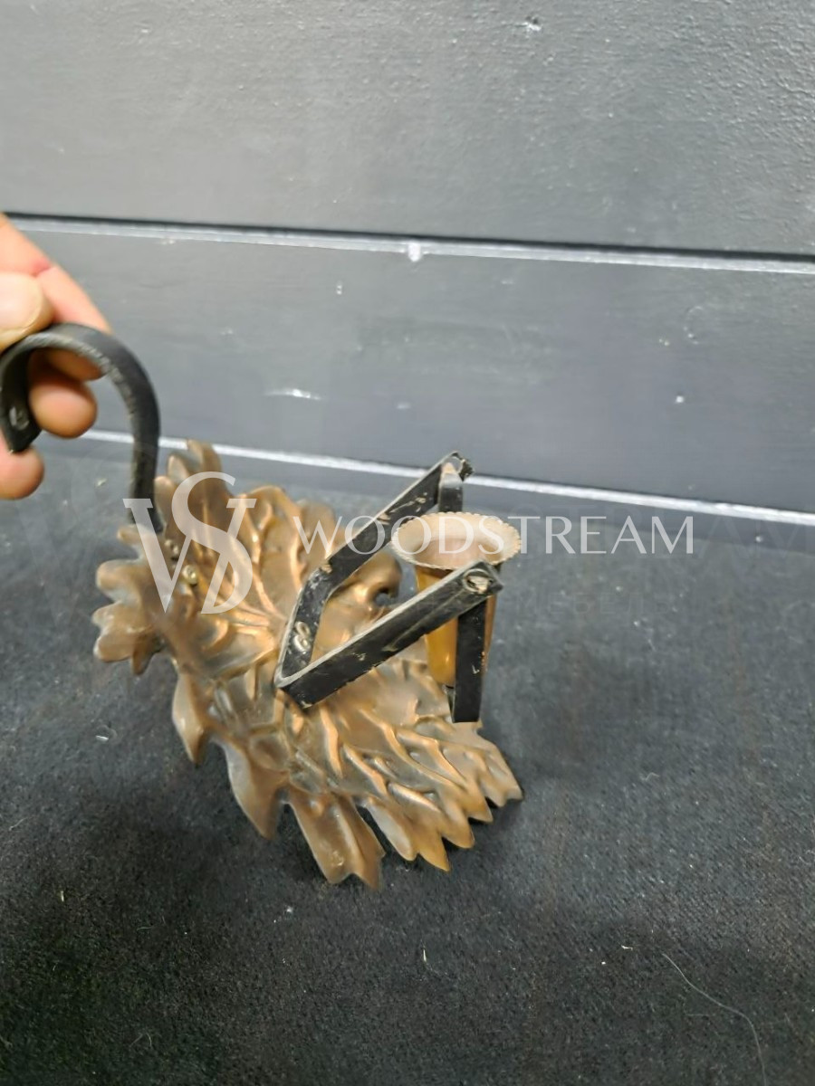 Подсвечник с ручкой винтажный