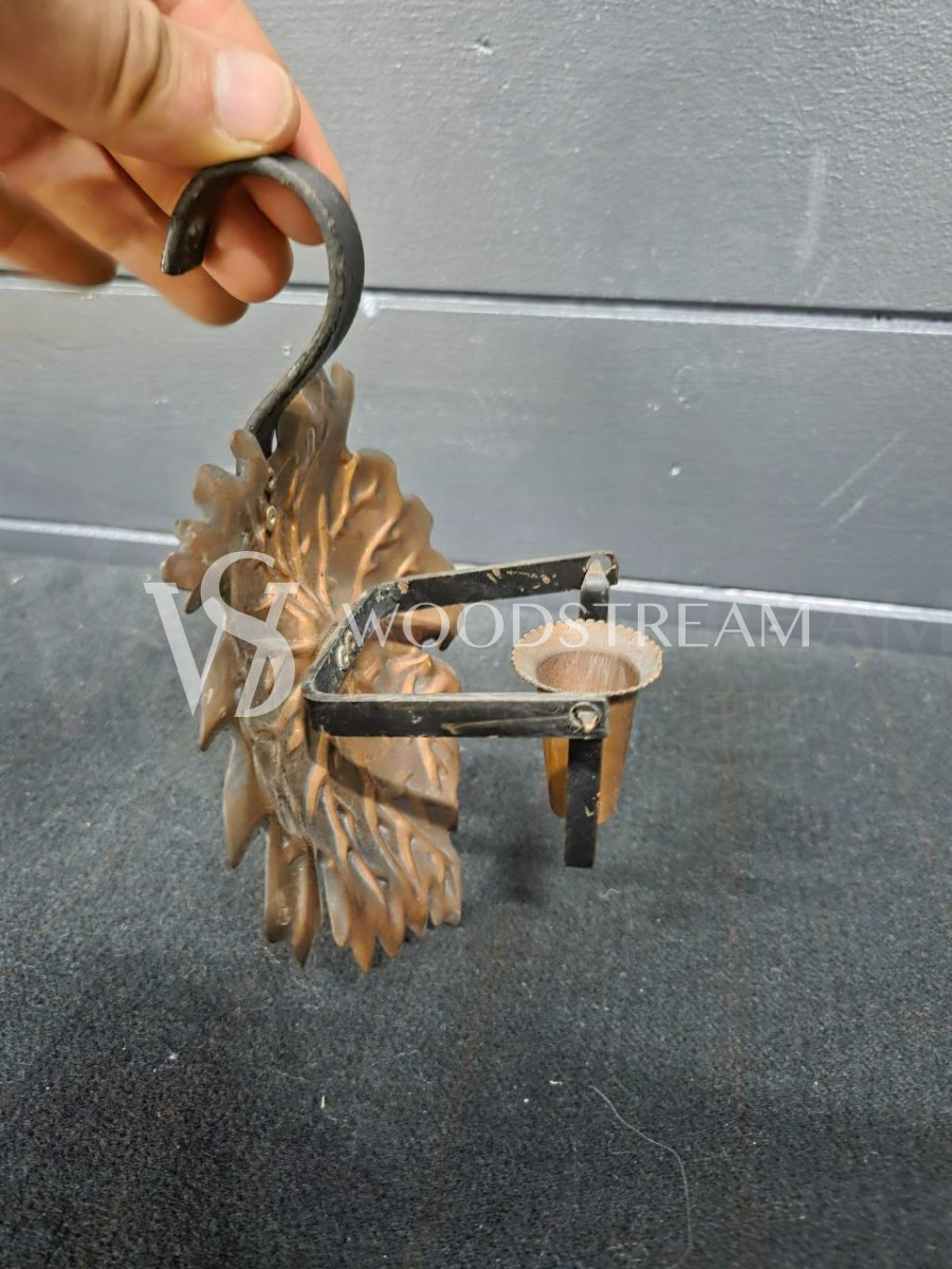 Подсвечник с ручкой винтажный