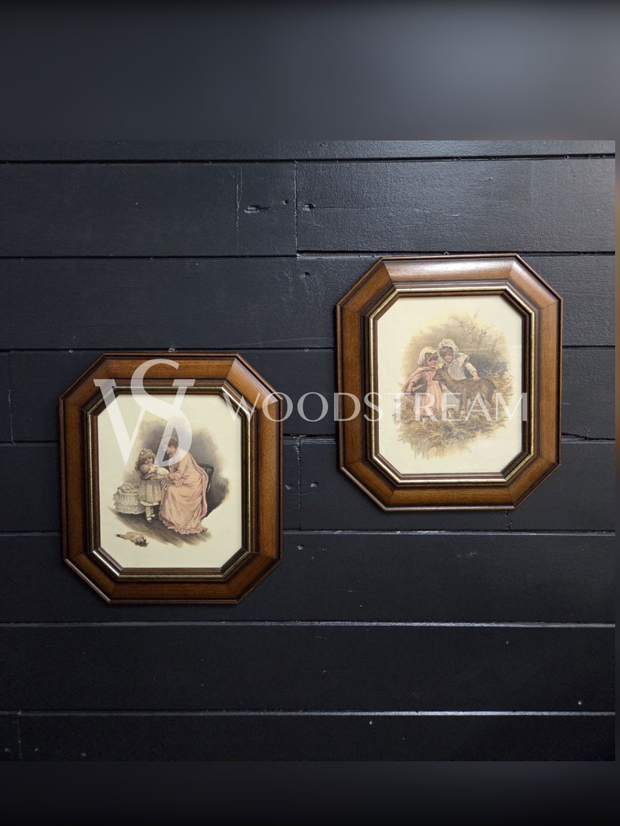 Картина винтажная Дети 2 штуки