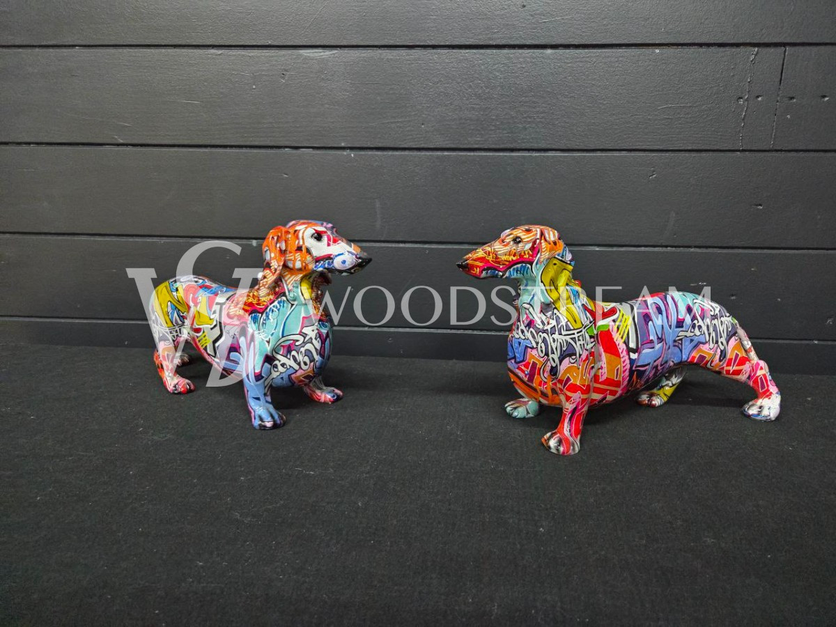 Статуэтка/Скульптура/Фигура Собака/Такса 2 штуки