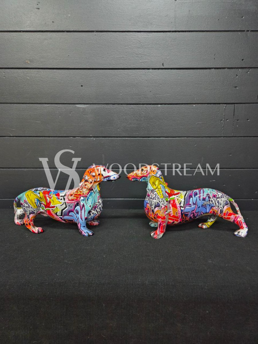 Статуэтка/Скульптура/Фигура Собака/Такса 2 штуки