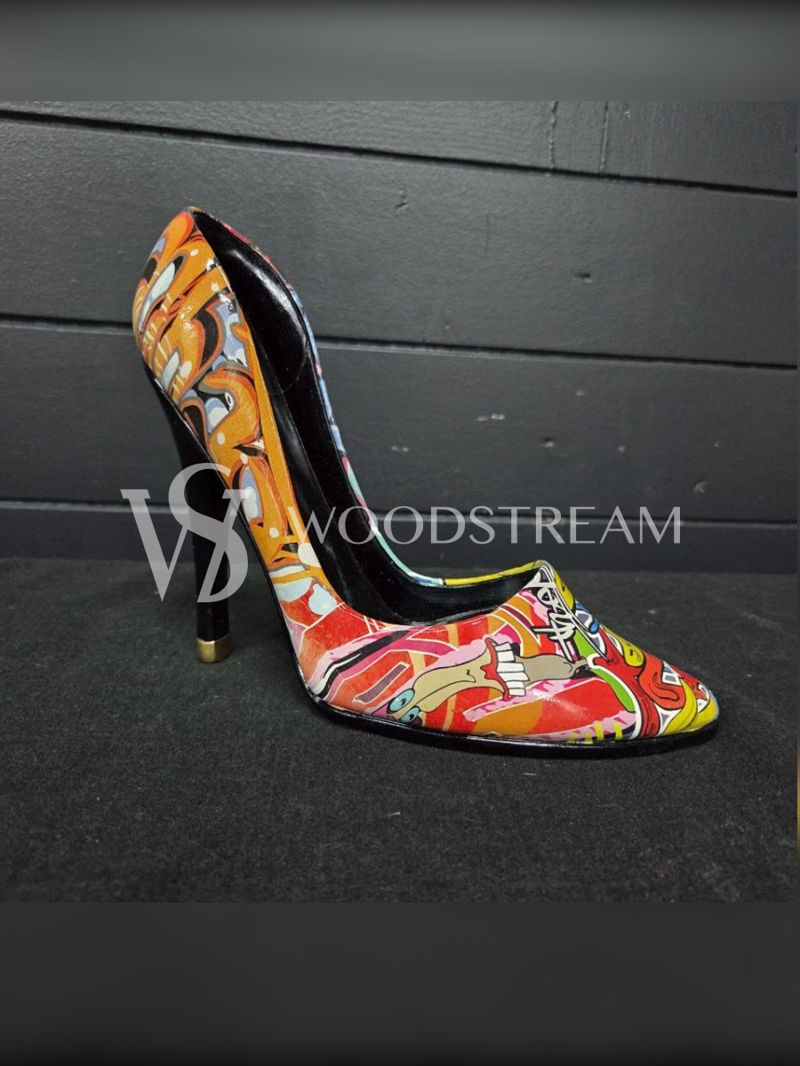 Туфля/Подставка для винных бутылок в форме дамской туфельки