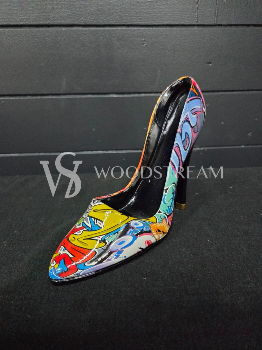 Туфля/Подставка для винных бутылок в форме дамской туфельки