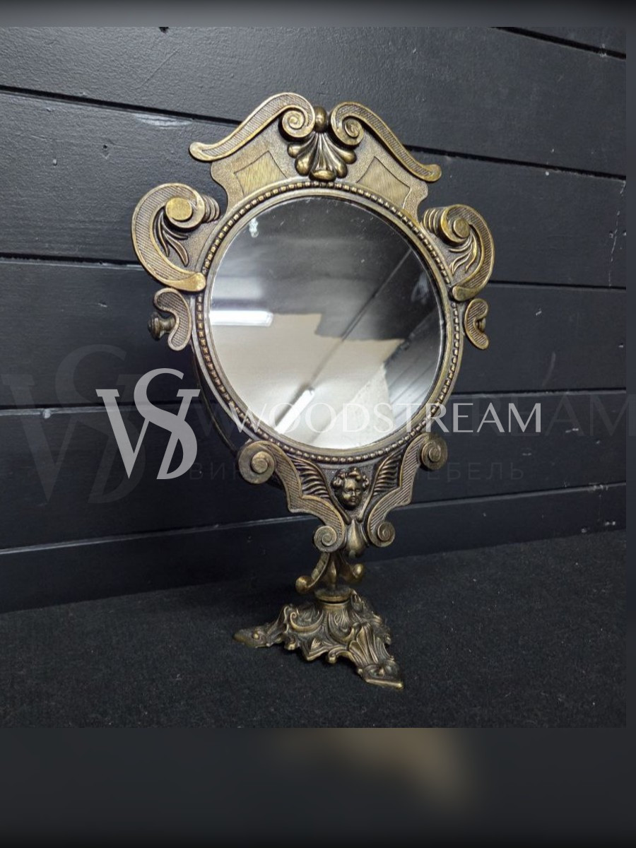 Зеркало настольное будуарное винтажное