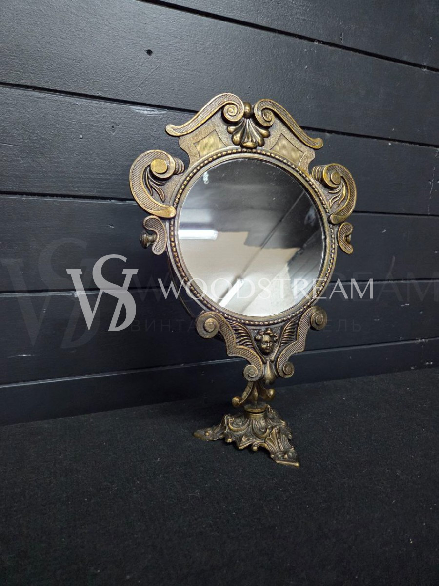 Зеркало настольное будуарное винтажное