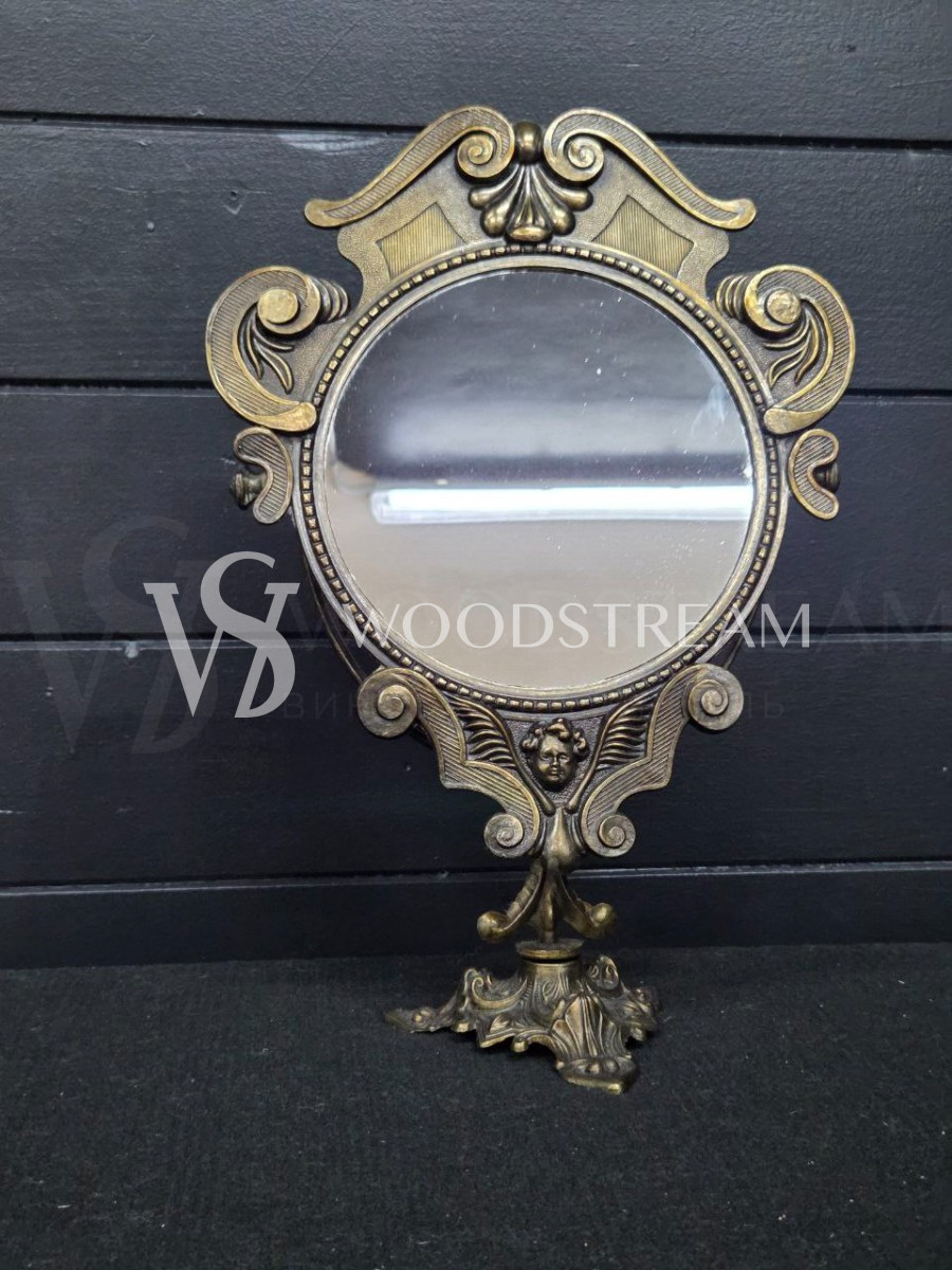 Зеркало настольное будуарное винтажное