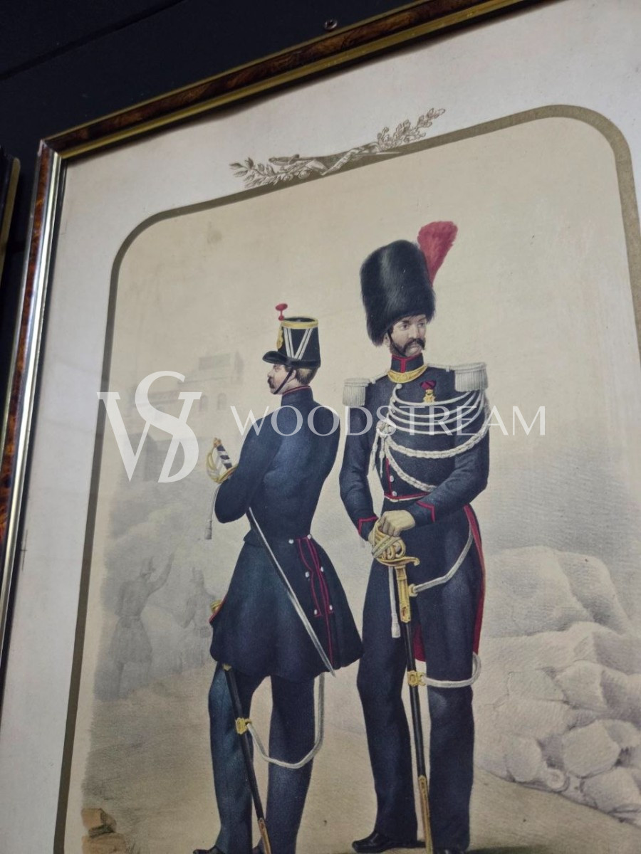 Комплект: Картина/Гравюра 4 штуки