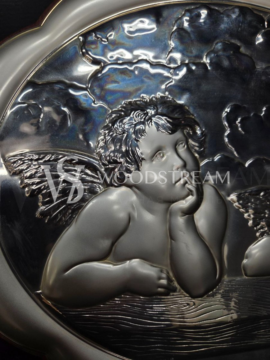 Картина/Барельеф на подставке Два ангела Рафаэля