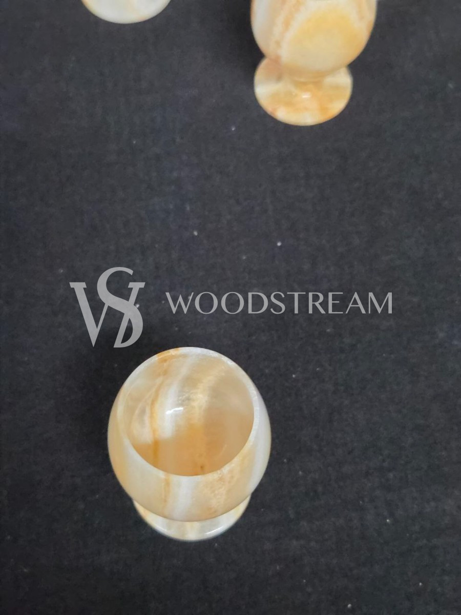 Набор: рюмка из оникса 6 штук