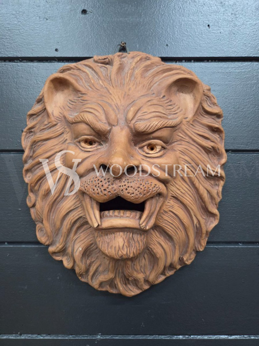 Декоративный элемент/Барельеф Голова льва/Лев