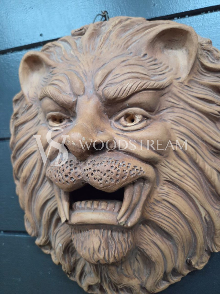 Декоративный элемент/Барельеф Голова льва/Лев