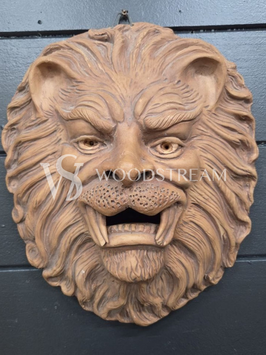 Декоративный элемент/Барельеф Голова льва/Лев