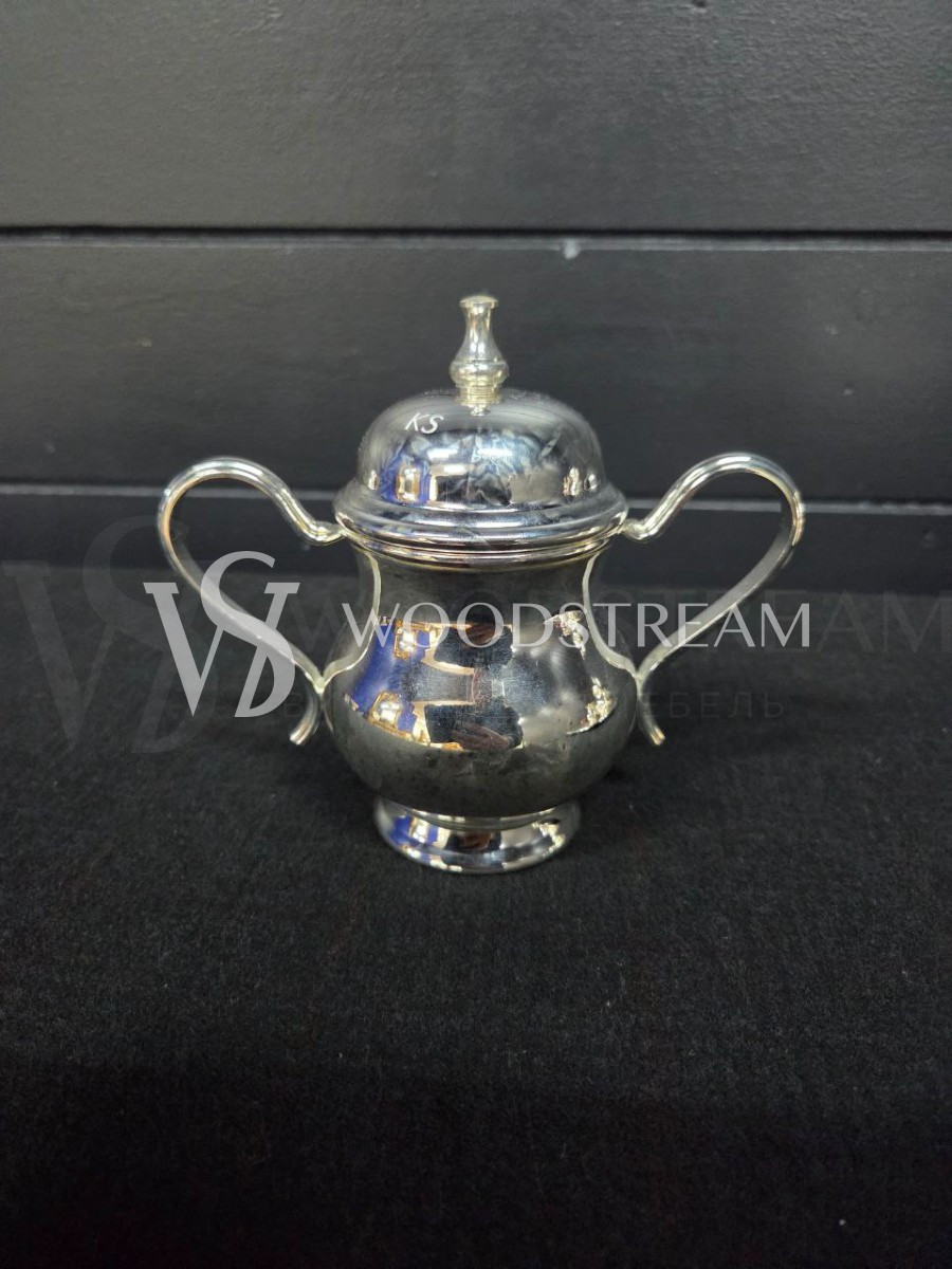 Набор кофейный на подносе винтажный