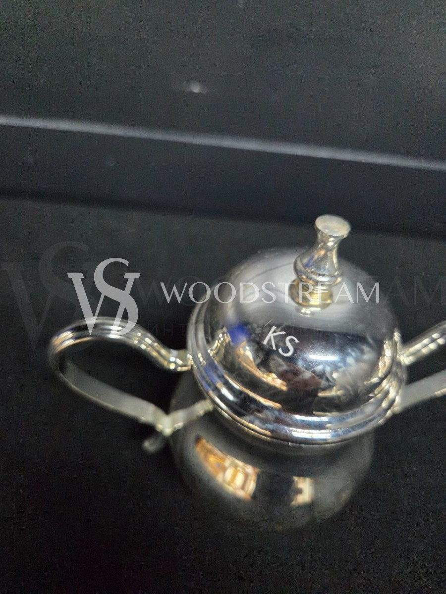 Набор кофейный на подносе винтажный