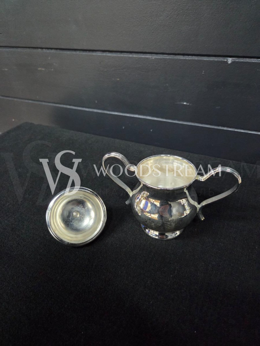 Набор кофейный на подносе винтажный