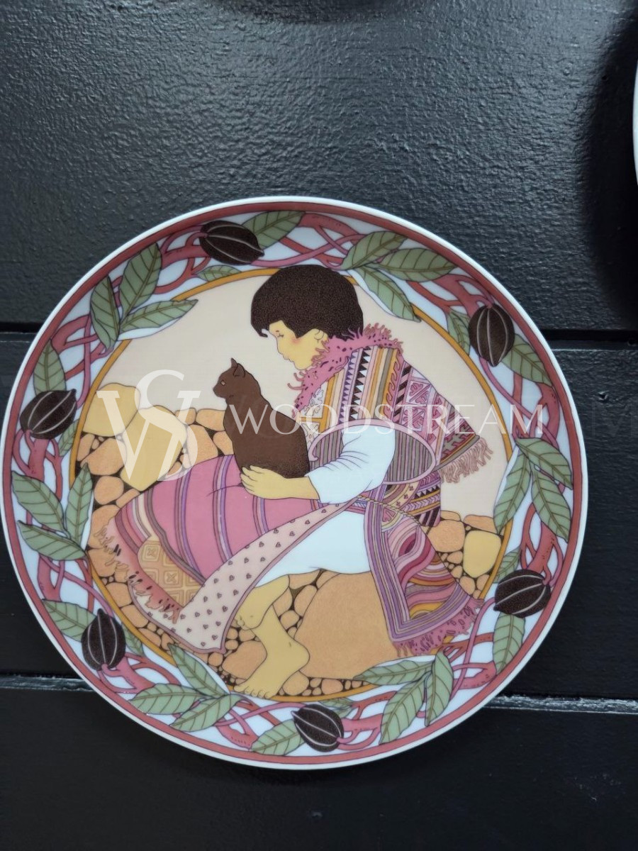 Набор/Коллекция: Тарелка в восточном стиле 6 штук