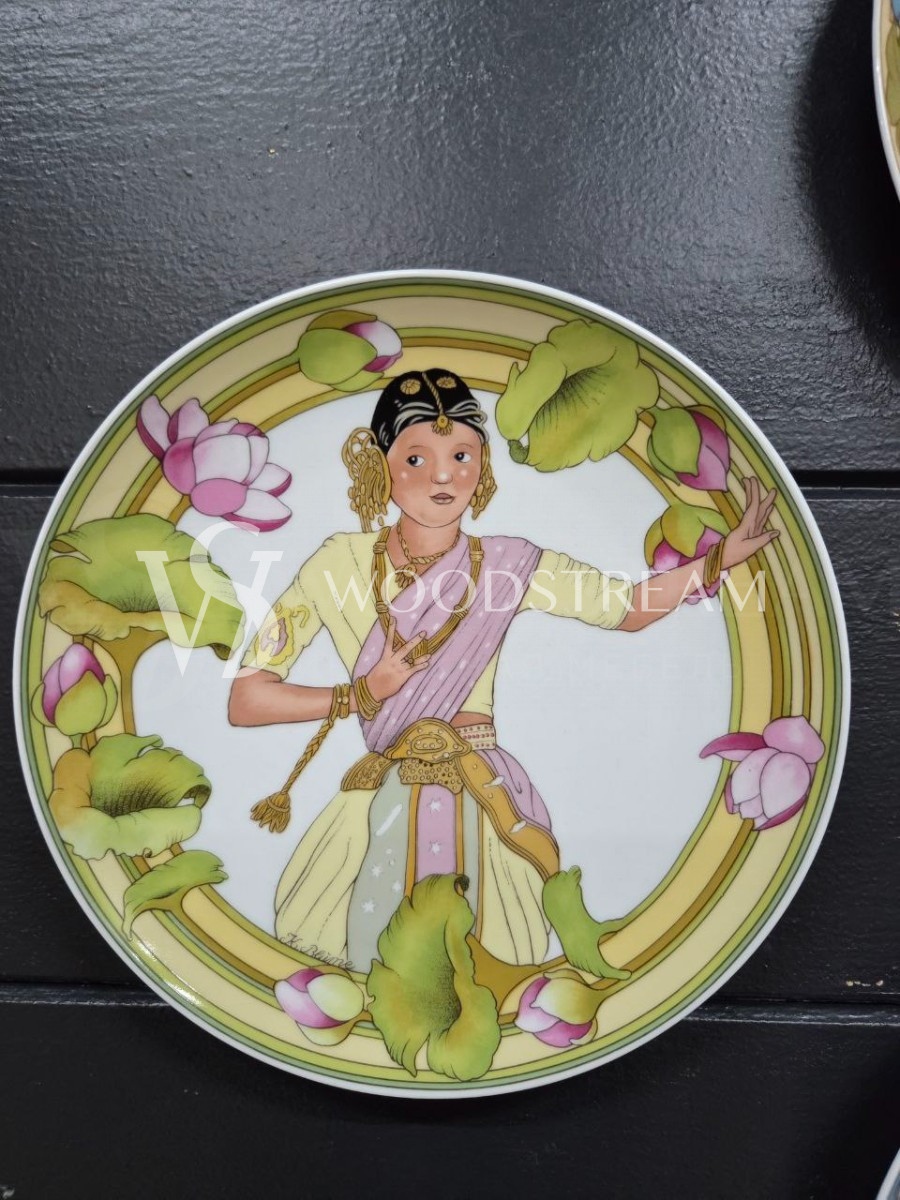 Набор/Коллекция: Тарелка в восточном стиле 6 штук