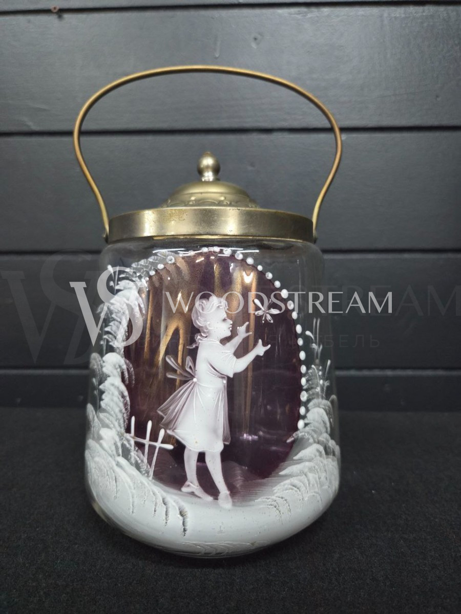 Банка с крышкой/бисквитница винтажная