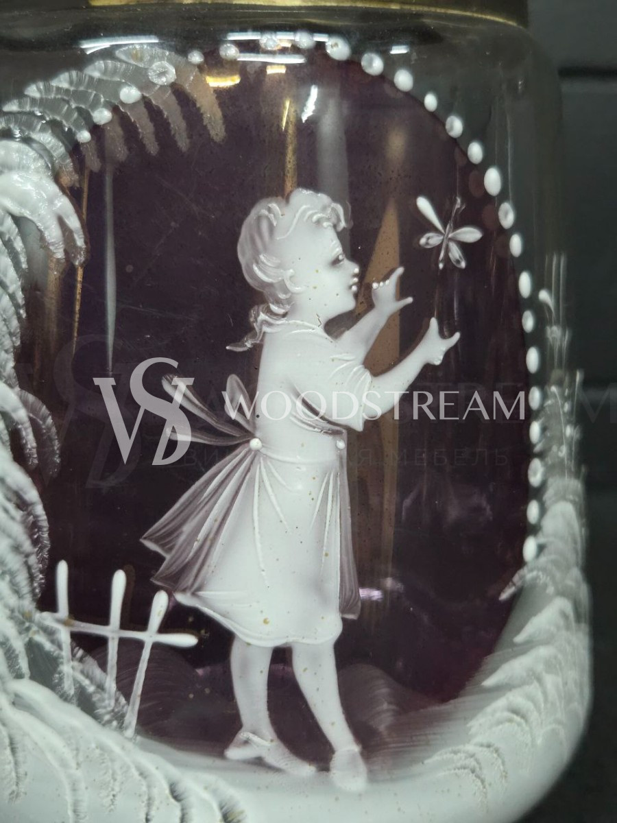 Банка с крышкой/бисквитница винтажная