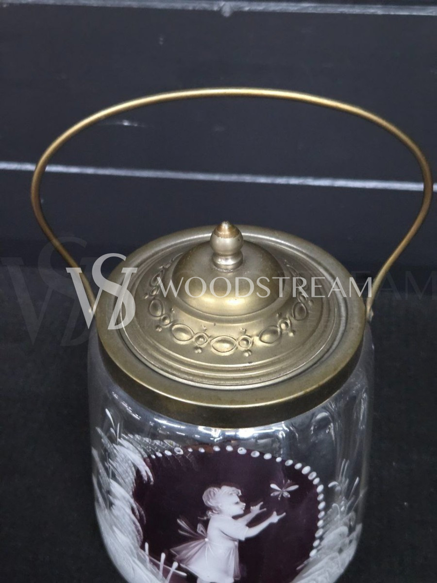 Банка с крышкой/бисквитница винтажная