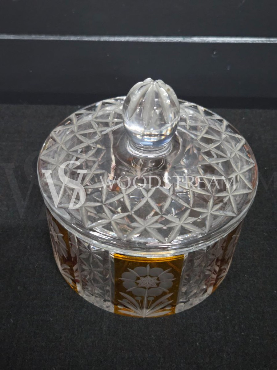 Ваза с крышкой/Конфетница винтажная