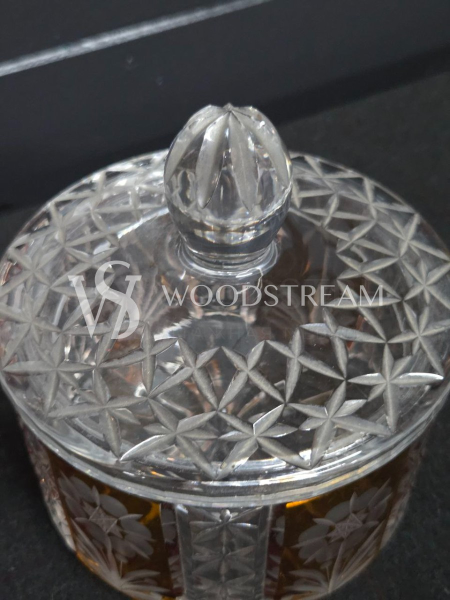 Ваза с крышкой/Конфетница винтажная