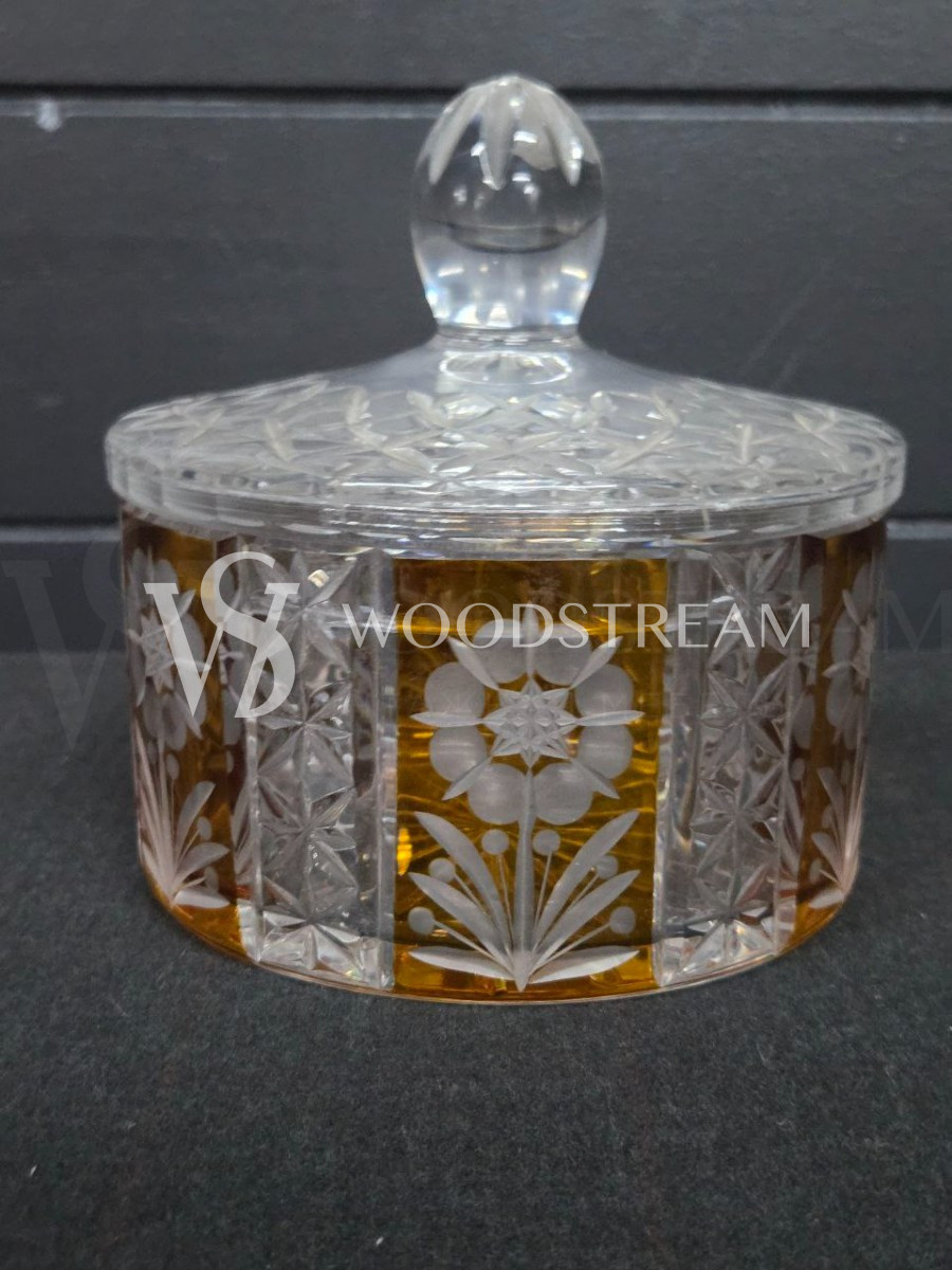 Ваза с крышкой/Конфетница винтажная