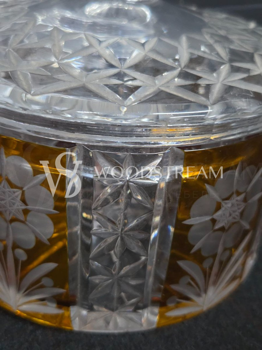 Ваза с крышкой/Конфетница винтажная