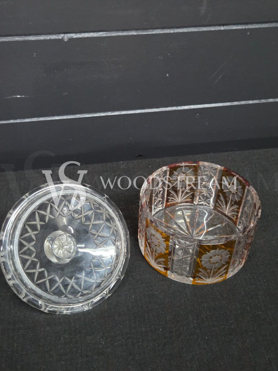 Ваза с крышкой/Конфетница винтажная