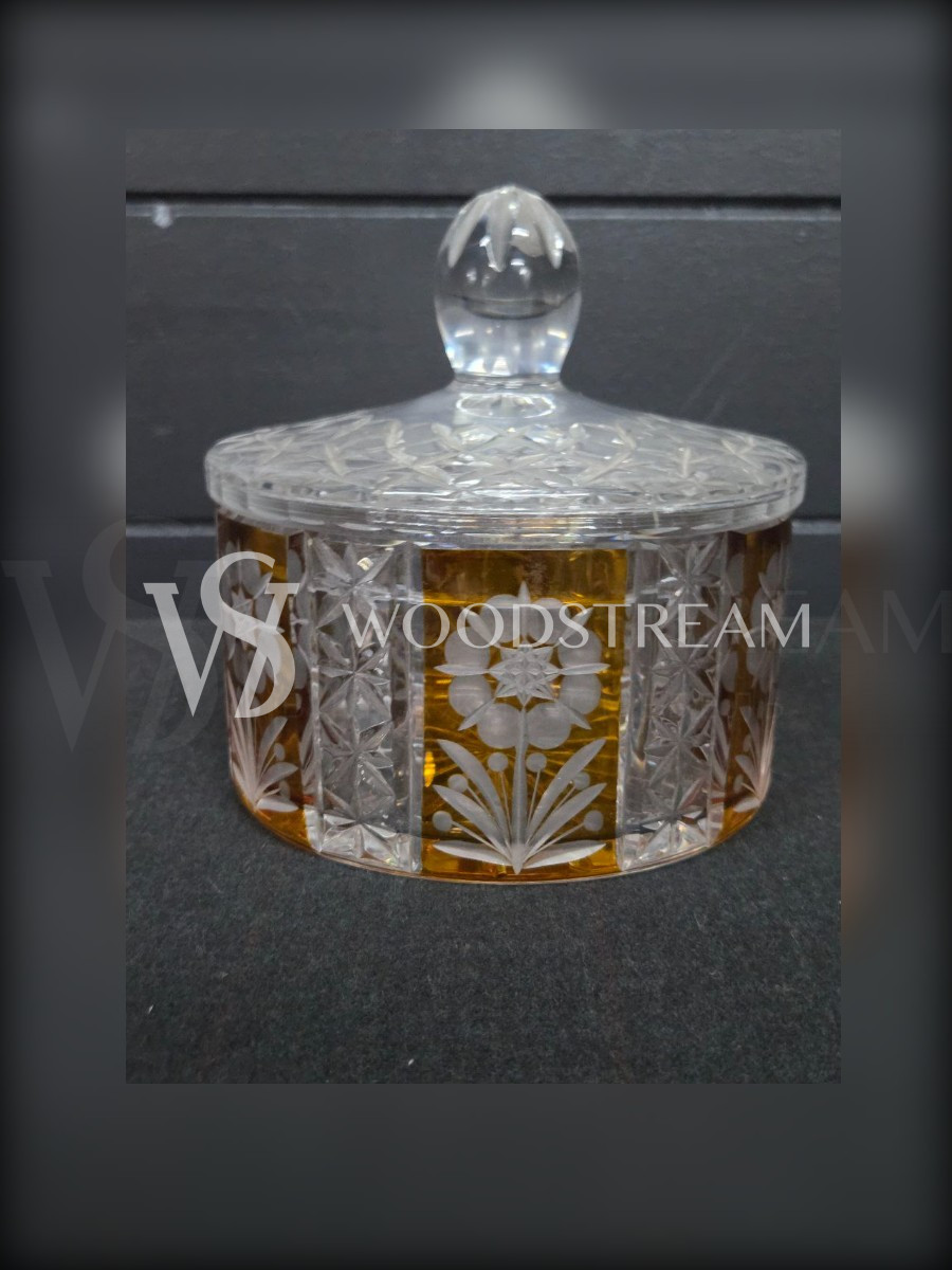 Ваза с крышкой/Конфетница винтажная