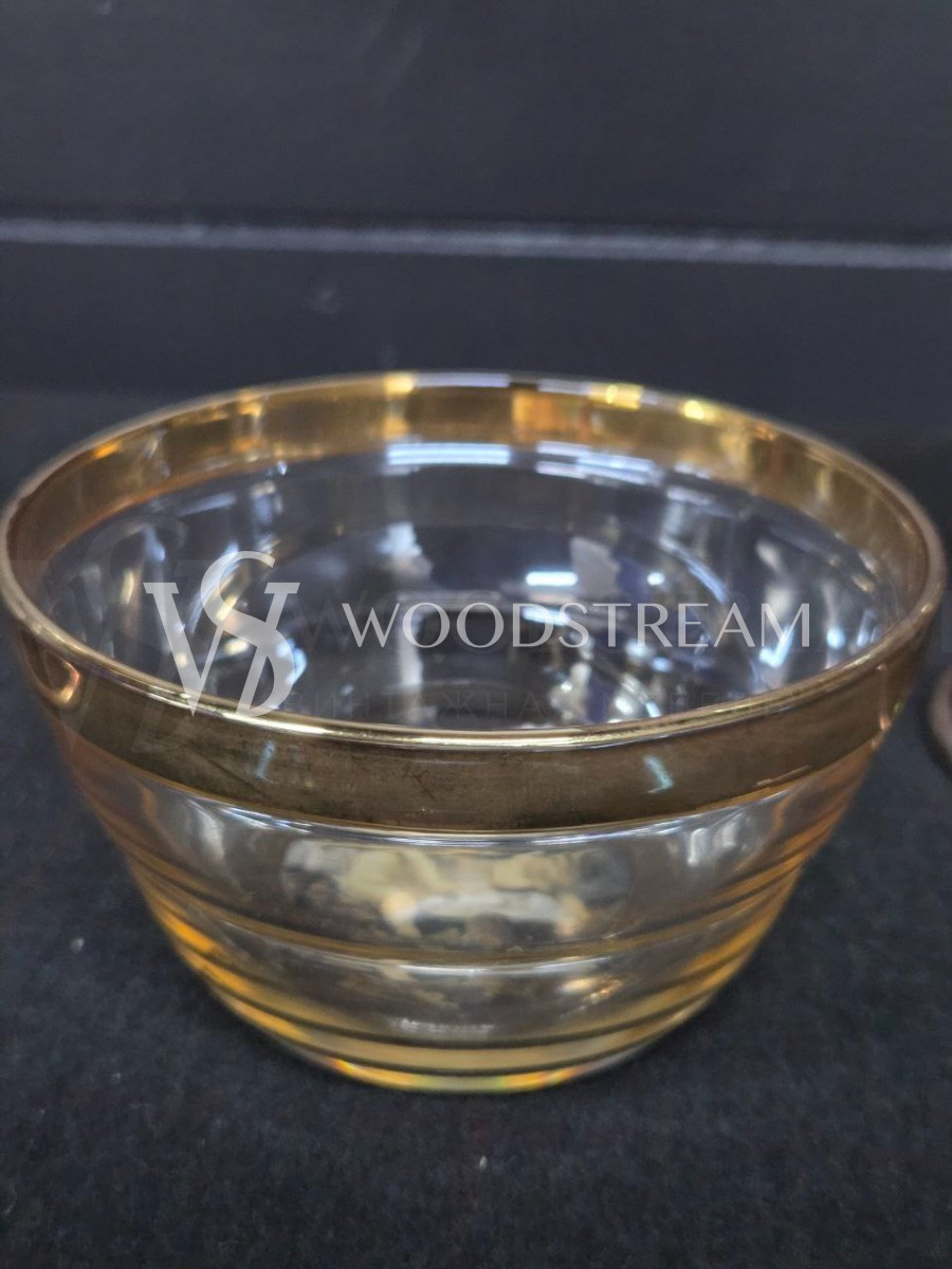 Набор: Бокал/Фужер 2 штуки и тарелка