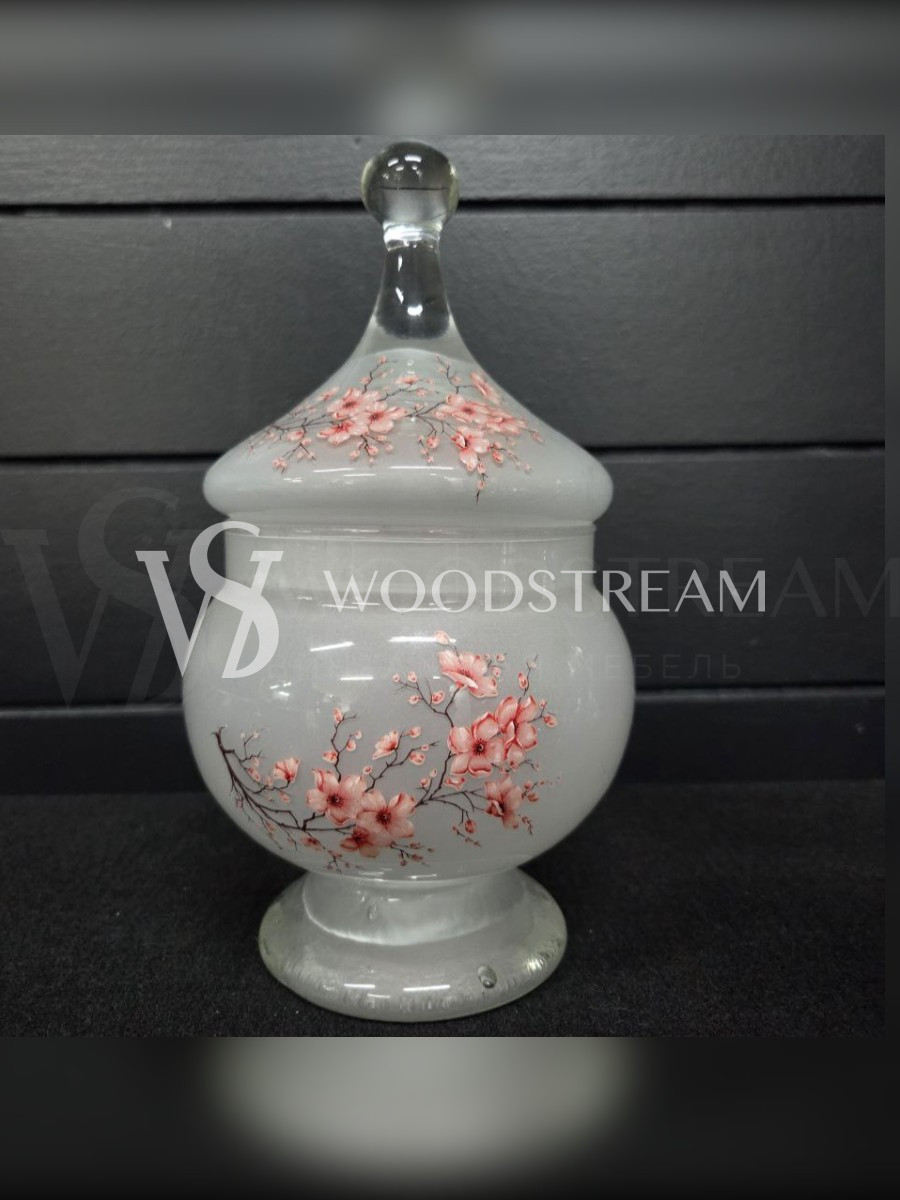 Ваза с крышкой/Конфетница винтажная