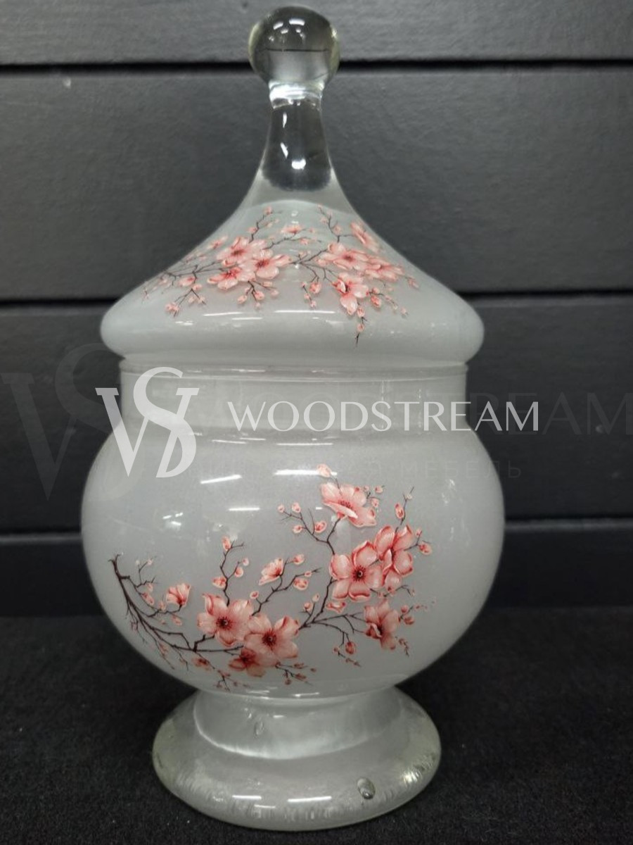 Ваза с крышкой/Конфетница винтажная