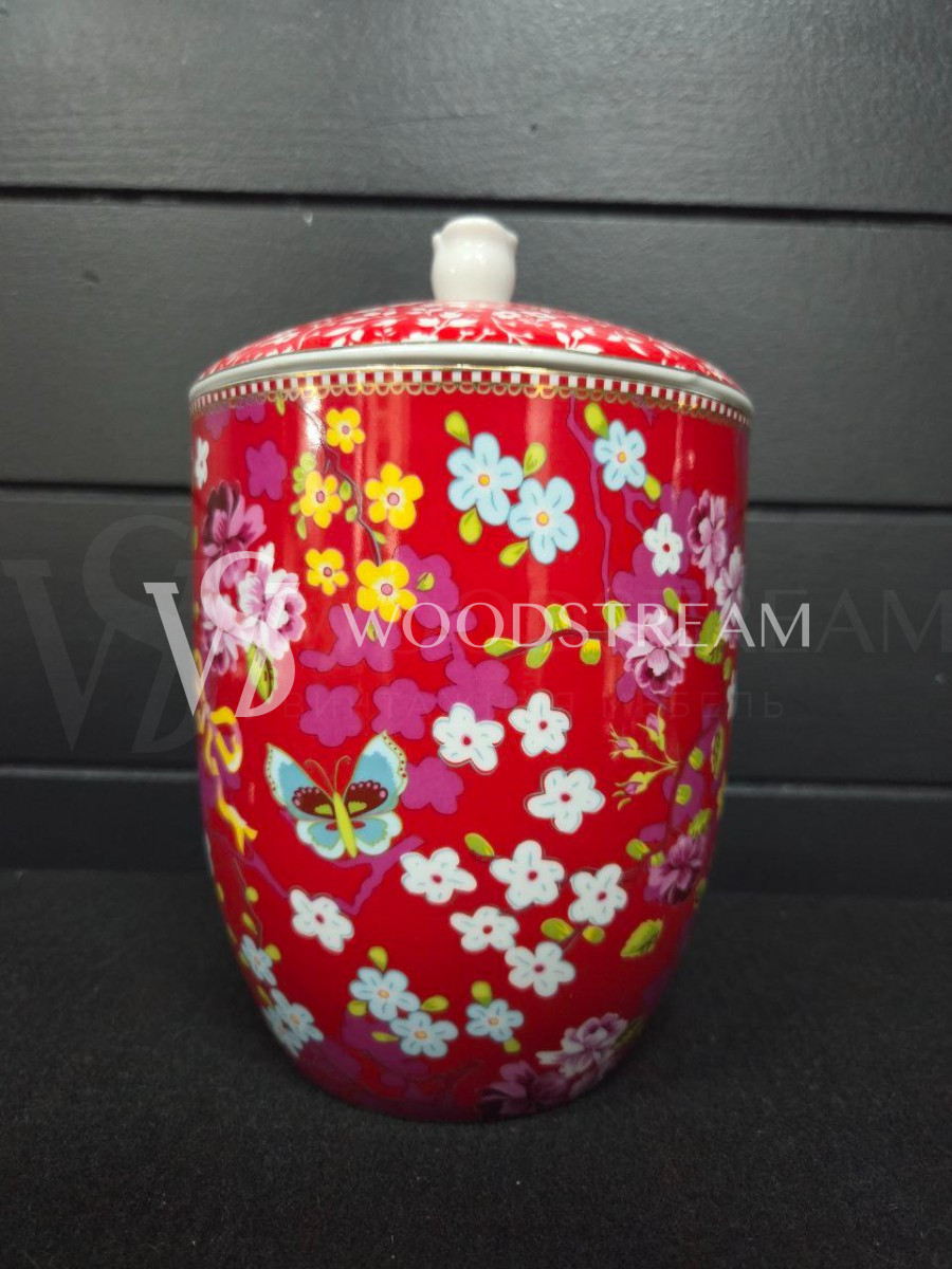 Ваза с крышкой/Конфетница винтажная