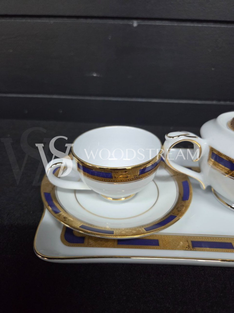 Сервиз чайный/кофейный на 2 персоны на подносе Limoges