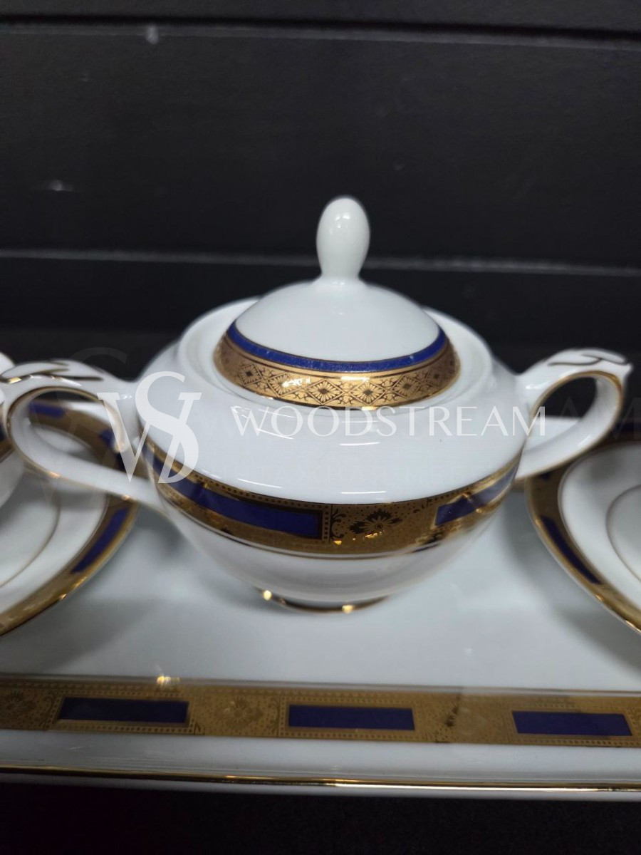 Сервиз чайный/кофейный на 2 персоны на подносе Limoges