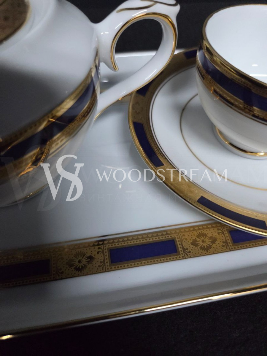 Сервиз чайный/кофейный на 2 персоны на подносе Limoges