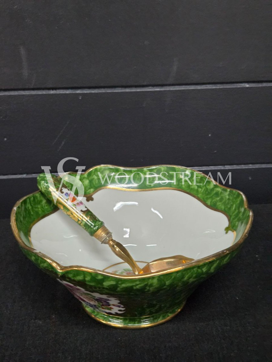 Набор: Тарелка/Блюдо с ложкой/черпак/лопатка 3 штуки Limoges