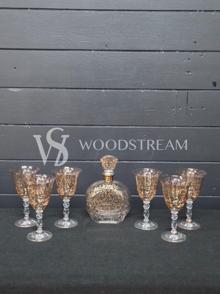 Набор: Графин/Декантер/Штоф и бокал/фужер 6 штук